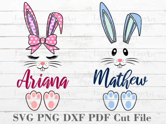 Download Easter Bunny Monogram Boy Girl Rabbit - Rabbit Collection