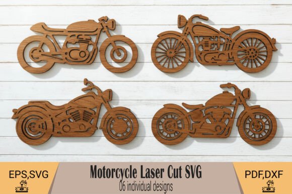 Download Motorcycle Laser Cut Wall Art SVG - Wall art Collection