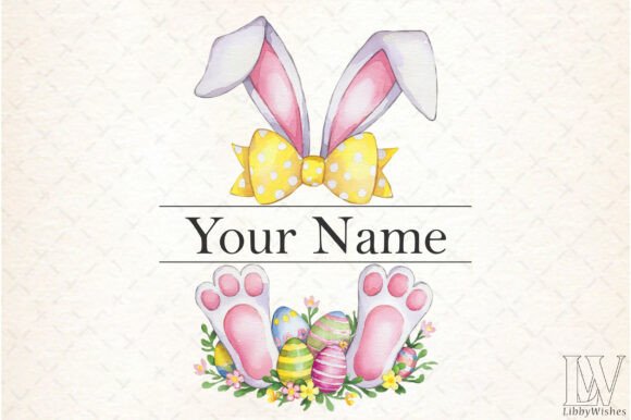 Download Easter Bunny Monogram Png, Rabbit Png - Rabbit Collection
