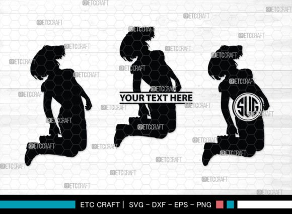 Download Kids Jumping SVG Monogram, Jumping Svg - Premium Bundle
